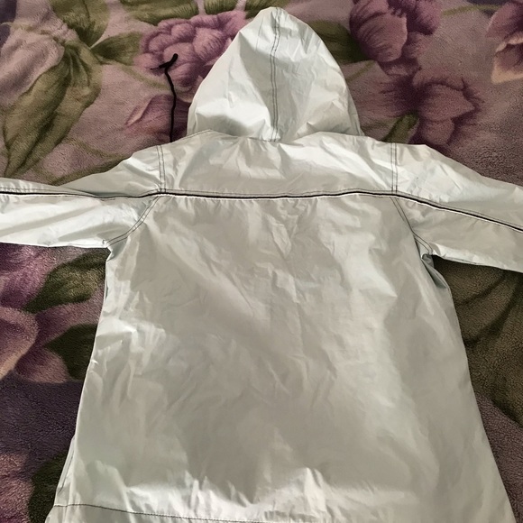 Aqua colored windbreaker for women - Picture 6 of 8